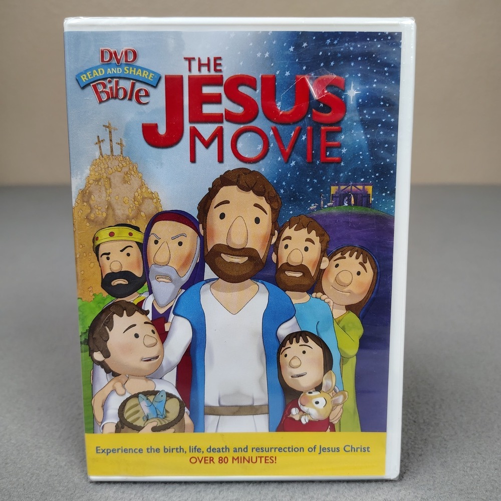 THE JESUS MOVIE DVD Read And Share Bible Animated Christian Film Children New